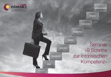 Seminar »9 Schritte zur intrinsischen Kompetenz« - nimsky