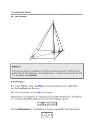 X. Geometrische Körper ...