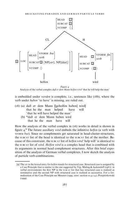 Solving the bracketing paradox - German Grammar Group FU Berlin