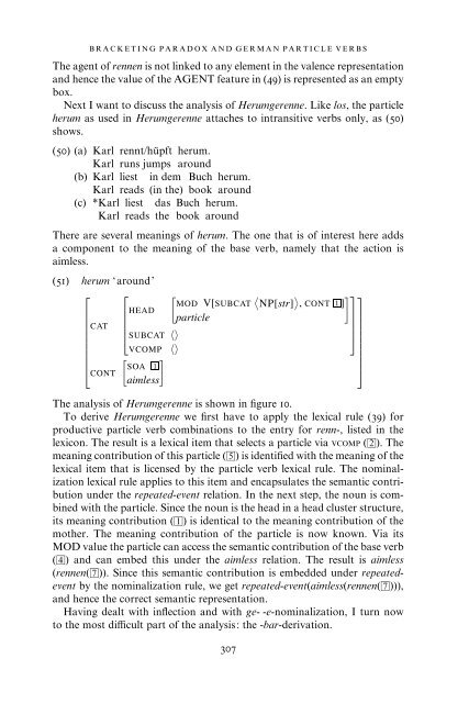 Solving the bracketing paradox - German Grammar Group FU Berlin