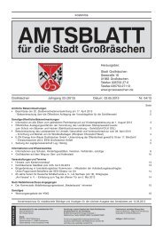 AMTSBLATT für die Stadt Großräschen