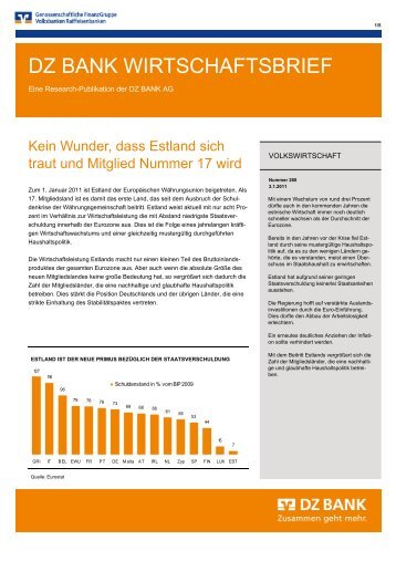 DZ BANK WIRTSCHAFTSBRIEF