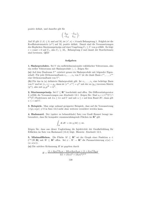 DIFFERENTIALGEOMETRIE I–II - Homeweb2.unifr.ch