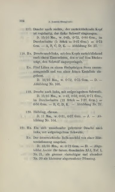 Numismatische Zeitschrift - Medievalcoinage.com