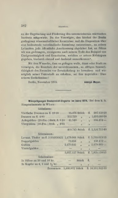 Numismatische Zeitschrift - Medievalcoinage.com