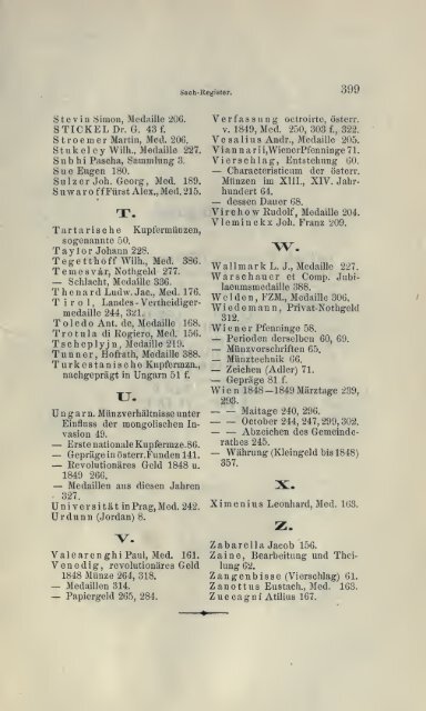 Numismatische Zeitschrift - Medievalcoinage.com