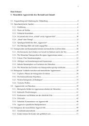 1 Hans Schauer: 5. Menschliche Aggressivität: ihre Herkunft und ...