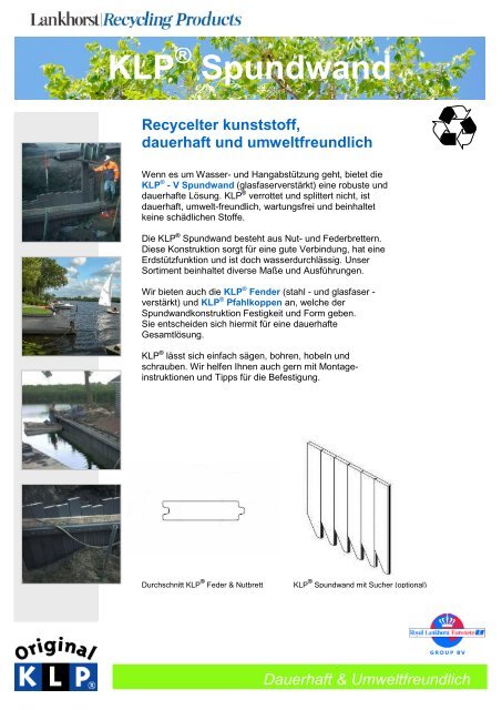 KLP Spundwand - Lankhorst Recycling