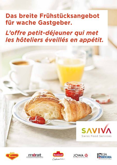 Broschüre Frühstücksangebot - Saviva