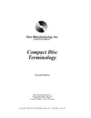 Compact Disc Terminology