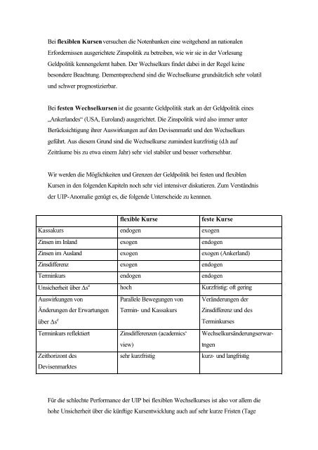 Geldpolitik III I. Institutionelle und theoretische Grundlagen 1 ...