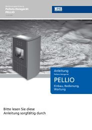 Technische Anleitung PELLIO - Heizerschwaben