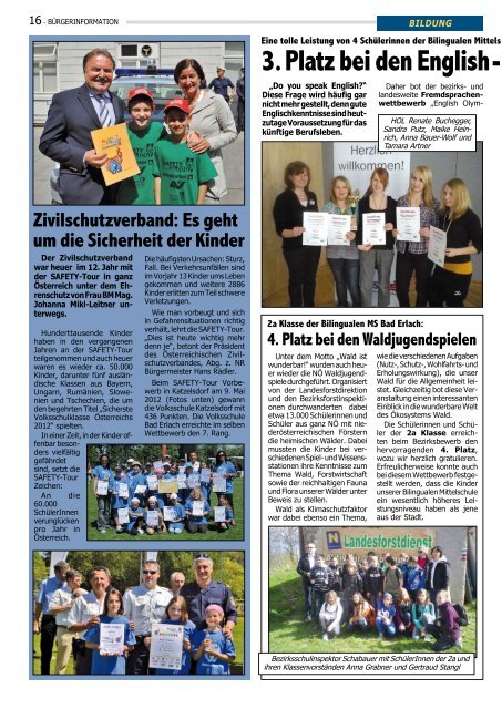 Gemeindezeitung (7,70 MB) - .PDF - Marktgemeinde Bad Erlach