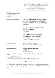 Die Beschwerde zum Tiroler Grundverkehrsgesetz - Liste Fritz