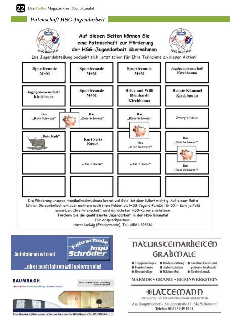 HallenMagazin - HSG-Baunatal