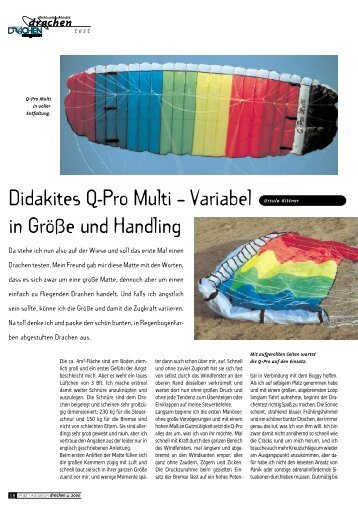 Didakites Q-Pro Multi – Variabel in Größe und Handling - Windspiele