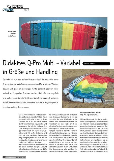 Didakites Q-Pro Multi – Variabel in Größe und Handling - Windspiele