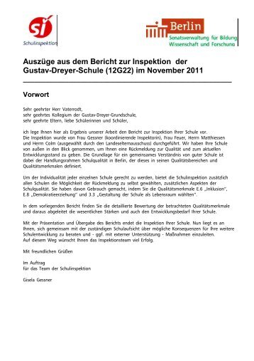 Berichtspräsentation 12G22 - Gustav-Dreyer-Schule