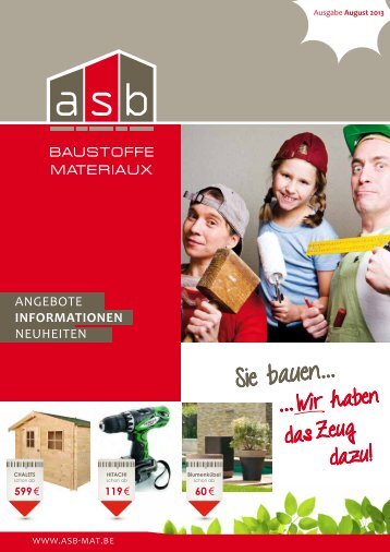 angebote InformAtIonen neuheiten - ASB Büllingen