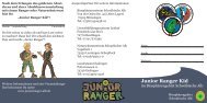 Junior Ranger Kid - Biosphärengebiet Schwäbische Alb