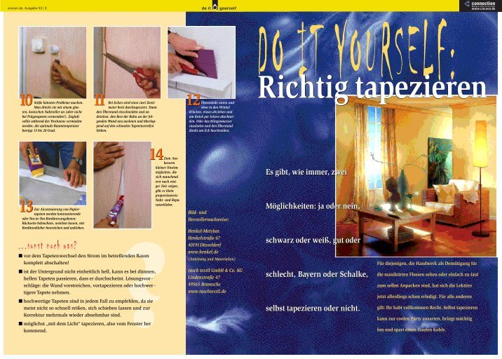 Tapezieren Magazine