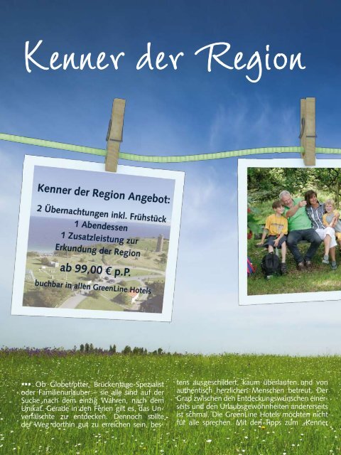 GreenLiner Magazin Sommer 2012