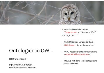 Ontologien in OWL