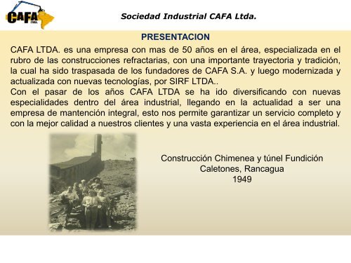 Sociedad Industrial CAFA Ltda.