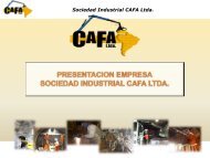 Presentación CAFA Ltda