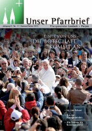 Pfarrbrief Sommer 2013 - Pfarren Landeck