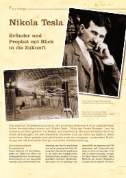 Nikola Tesla - Erfinder und Prophet mit Blick in die Zukunft
