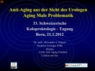 Anti-Aging aus der Sicht des Urologen - Schweizerische ...