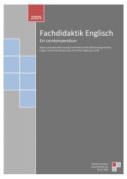 Lernkompendium Fachdidaktik Englisch - Leinstein.de