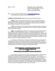 253 page letter to the EPA Washington office. - Washington Action ...