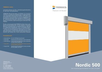 TORMAFA® -Nordic Universell, sparsam und flink ... - Tormafa GmbH