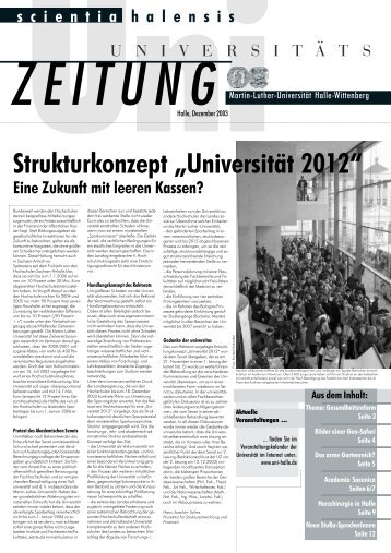 Dezember 2003 - Martin-Luther-Universität Halle-Wittenberg