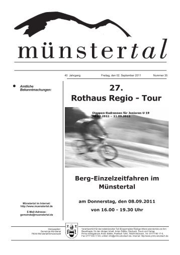 27. Rothaus Regio - Tour - Muenstertal.suedlichtservice.de