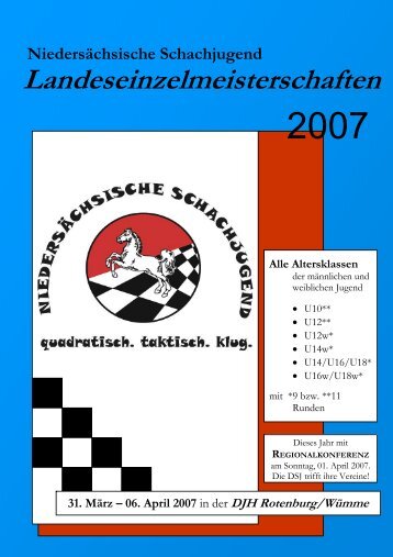 Heftchen (PDF) - Bezirksjugendschach