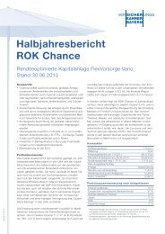 Halbjahresbericht ROK Chance - Versicherungskammer Bayern