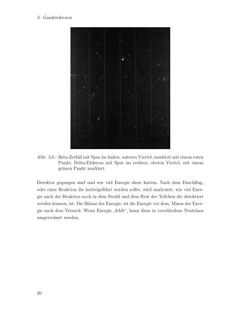 Ausarbeitung von Schülerxperimenten an der Nebelkammer