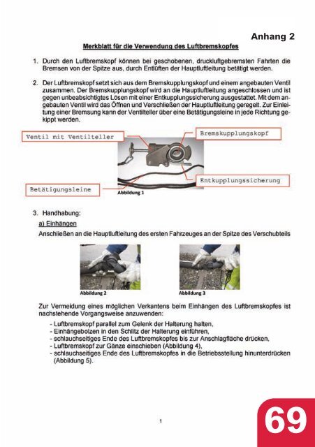 Betriebsvorschrift für Anschlussbahnen mit ... - Arbeitsinspektion