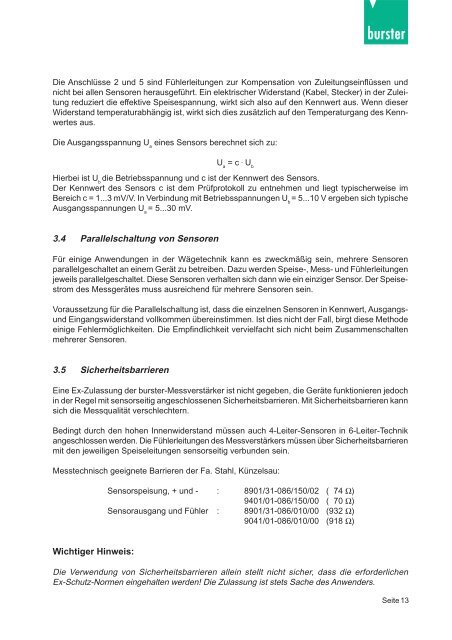 Grundsätzliches zur Messung von Kräften - MTS Messtechnik ...