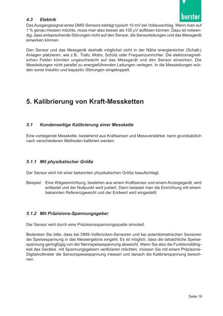 Grundsätzliches zur Messung von Kräften - MTS Messtechnik ...