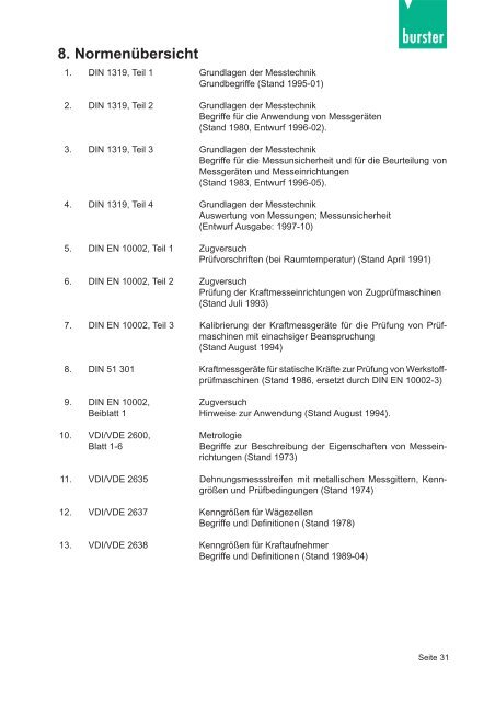 Grundsätzliches zur Messung von Kräften - MTS Messtechnik ...