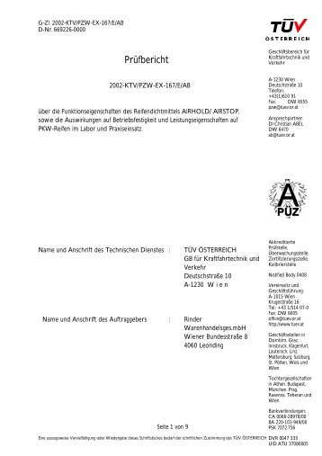 3. TÜV Österreich Prüfbericht (1,35 MB, pdf Format) - Rinder
