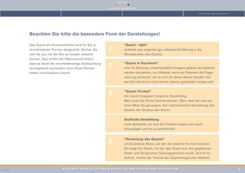 Arzneimittelbild (PDF) - Kongress für Quantenlogische Medizin