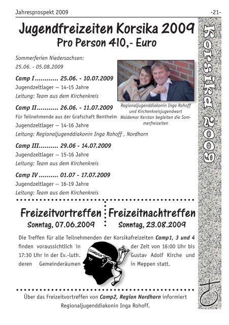 Jahresprogramm 2009 des Jugenddienstes des Ev. luth ...