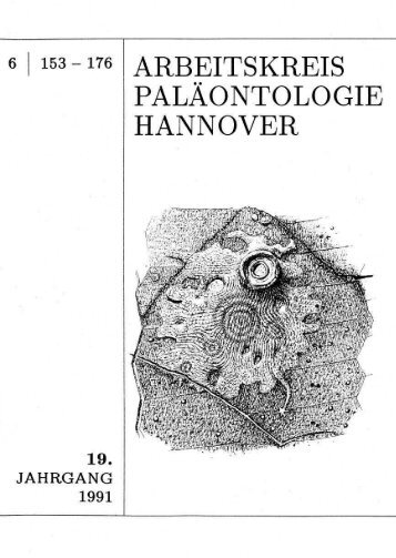 6 - Arbeitskreis Paläontologie Hannover