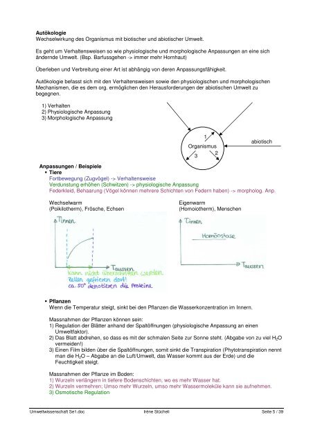 Umweltwissenschaft Se1