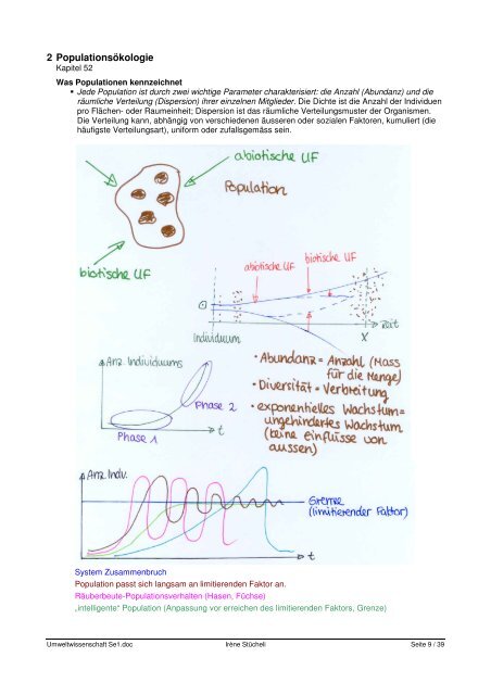 Umweltwissenschaft Se1